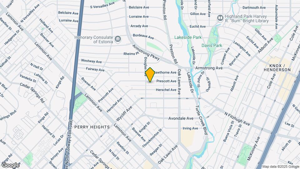 4110 Prescott Ave Map and Location Details
