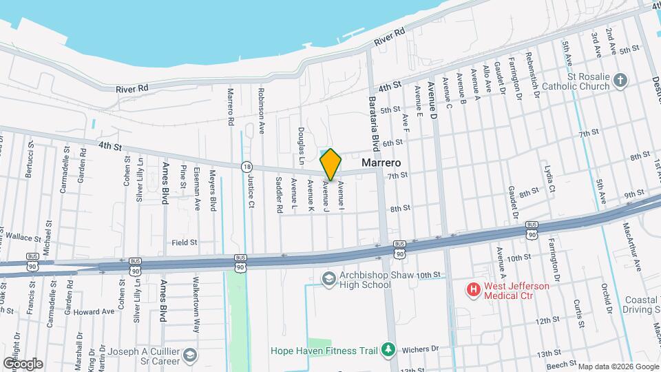 413 Avenue J Mapa y Detalles de la Ubicación