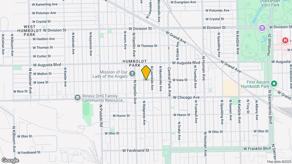 857 N Ridgeway Ave Map and Location Details