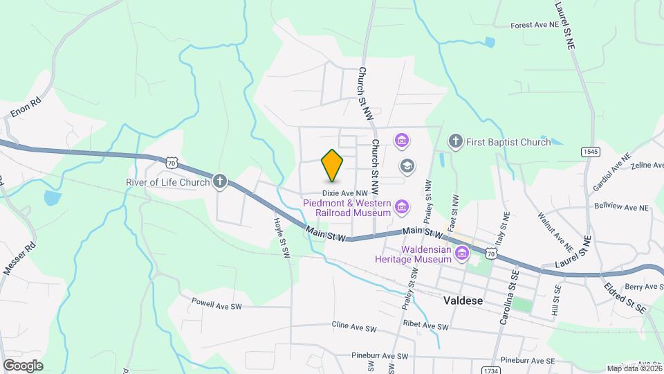 712 Dixie Ave NW Mapa y Detalles de la Ubicación