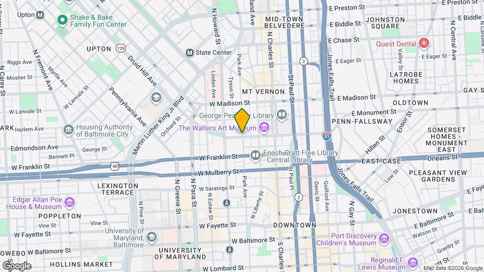 Six Eleven Park Ave Apartments Map and Location Details