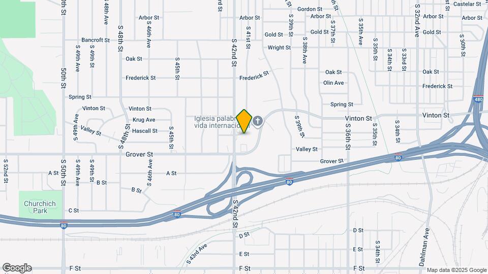 4129 Valley St Map and Location Details