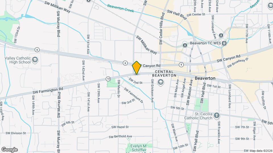 13370 SW Farmington Rd Map and Location Details