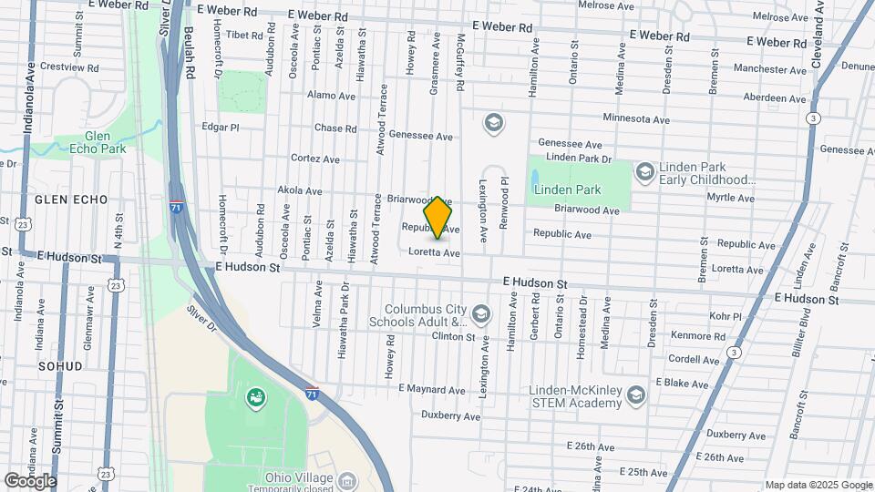 1042 Loretta Ave Map and Location Details