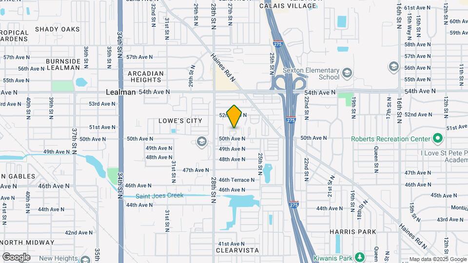 2675 50th Ave N Map and Location Details