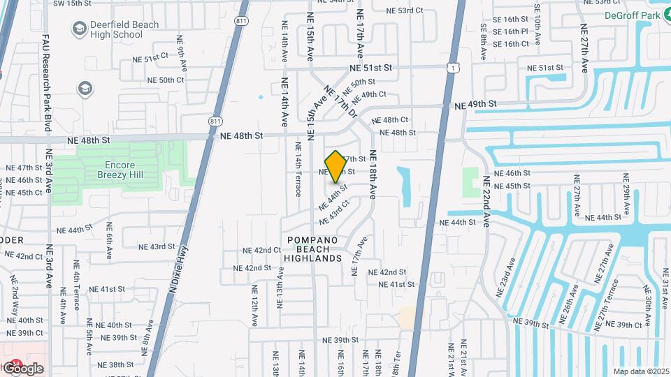 1571 NE 44th St Map and Location Details