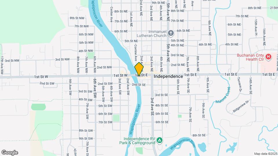 107 1st St E Map and Location Details