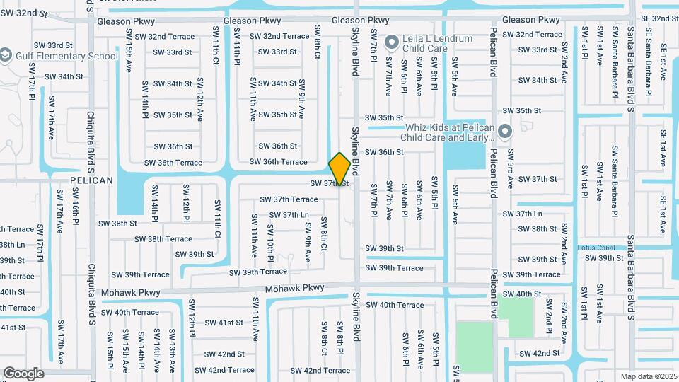 3605 SW 8th Pl Map and Location Details