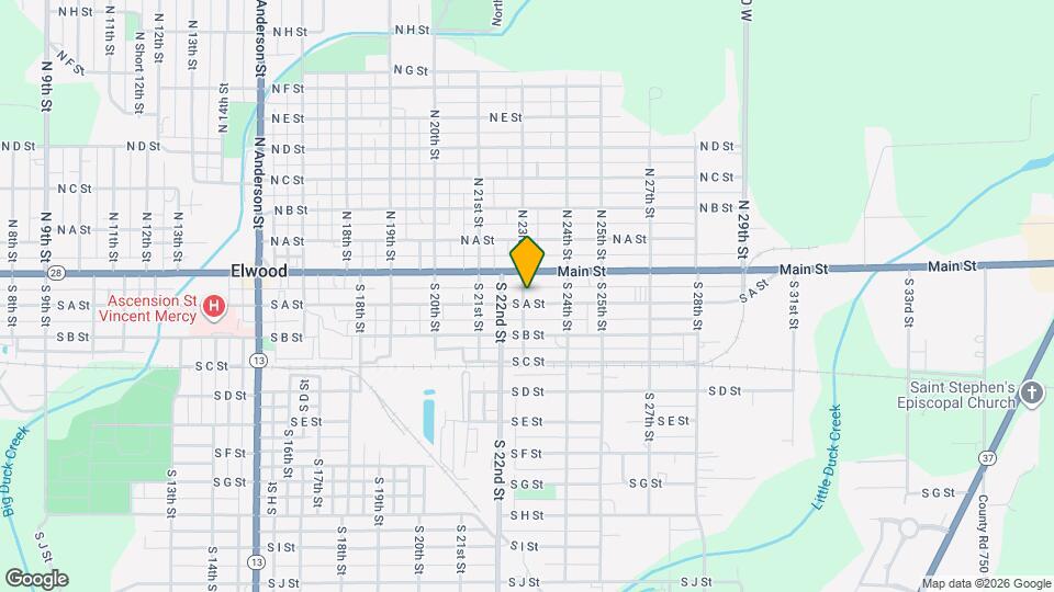 2300 S A St Map and Location Details