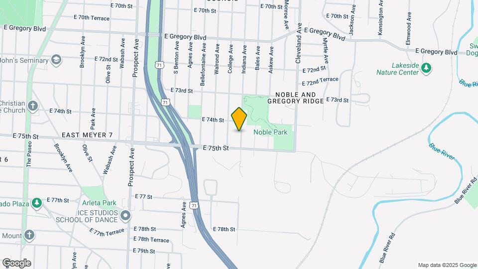 7420 Indiana Ave Map and Location Details
