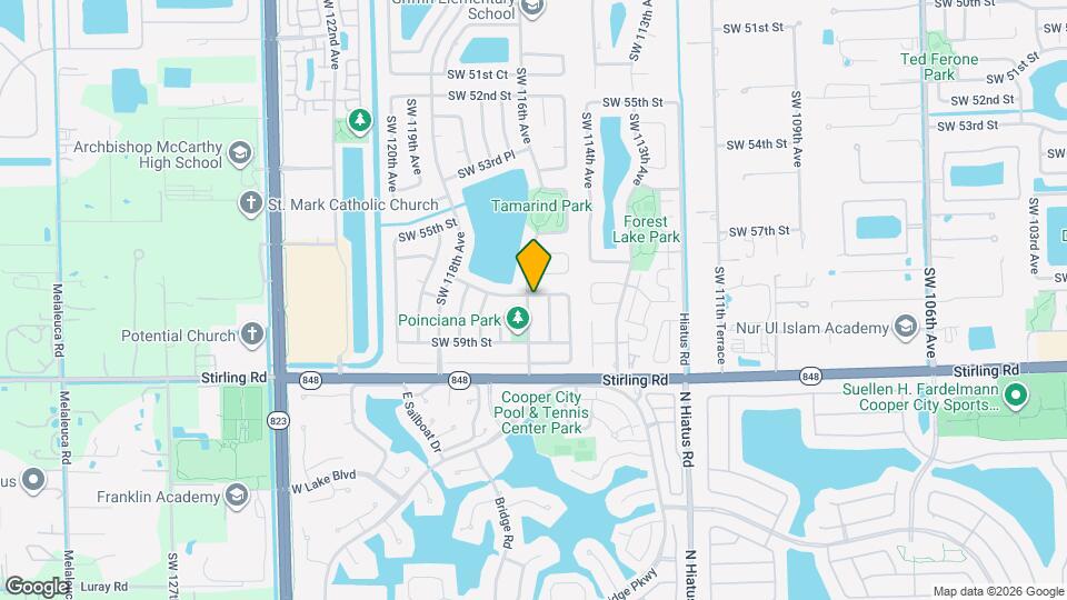 5704 SW 116th Ave Map and Location Details