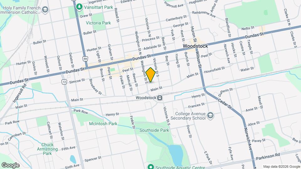 552 Hatch St Map and Location Details