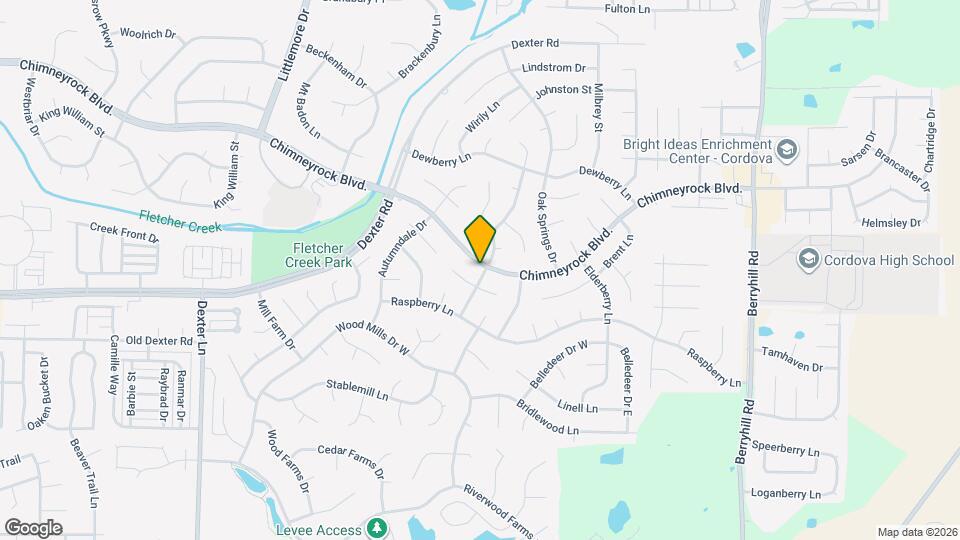 8859 Chimneyrock Blvd. Map and Location Details