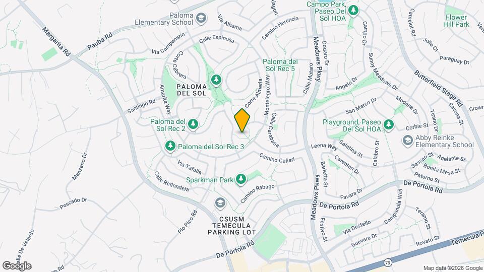 43540 Corte Benisa Map and Location Details