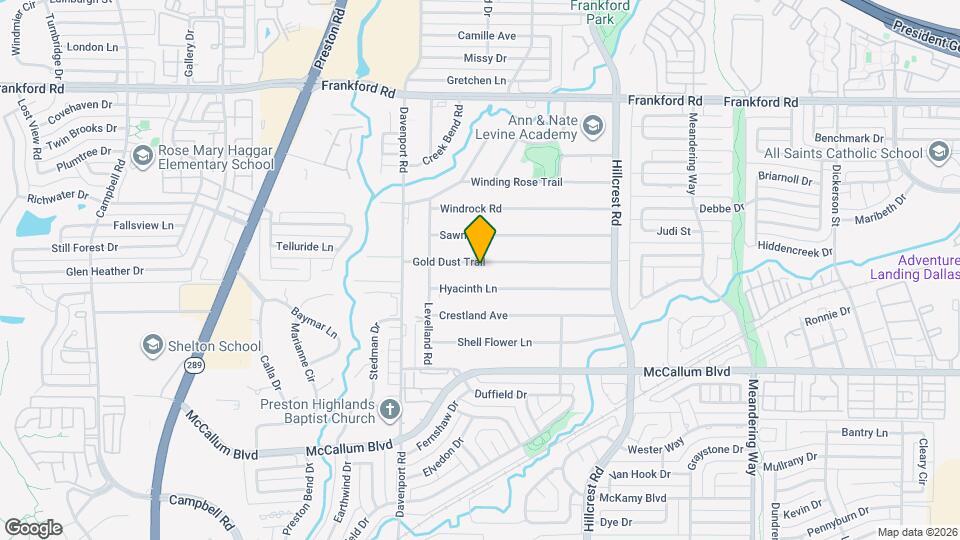 6624 Gold Dust Trail Map and Location Details