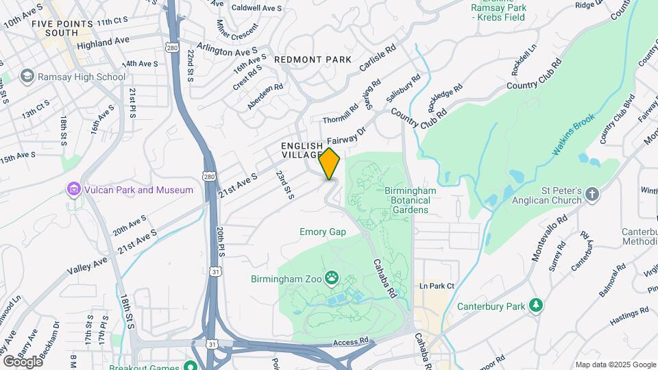 2318 Cahaba Rd Map and Location Details
