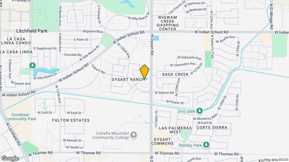 3610 N 131st Dr Map and Location Details