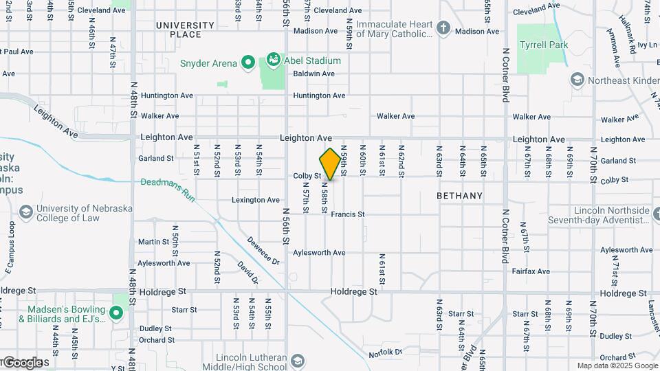 2028 N 58th St Map and Location Details