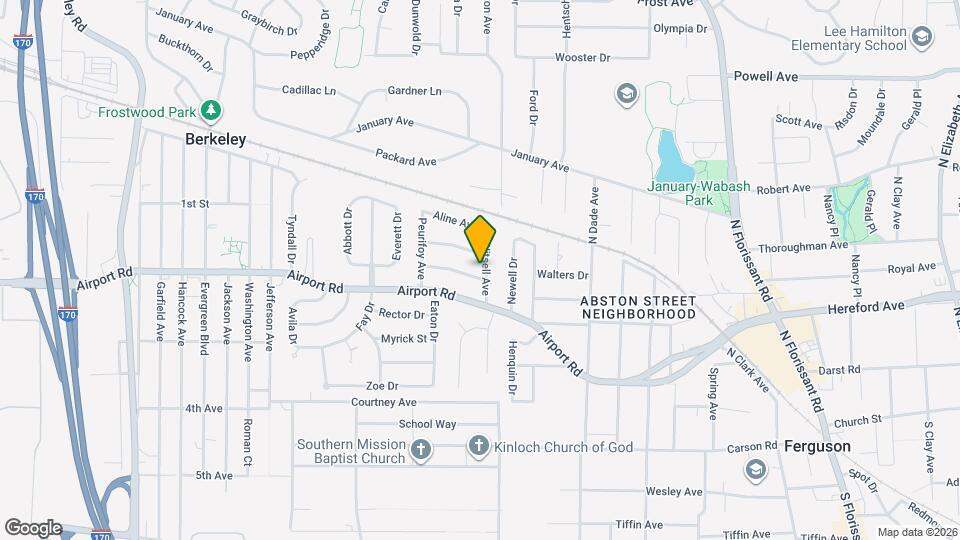 6309 Witsell Ave Map and Location Details