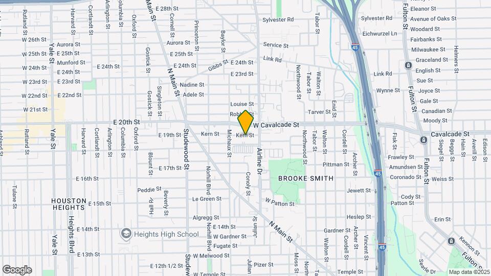 907 Kern St Map and Location Details