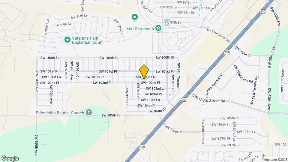 9075 SW 102nd Pl Map and Location Details