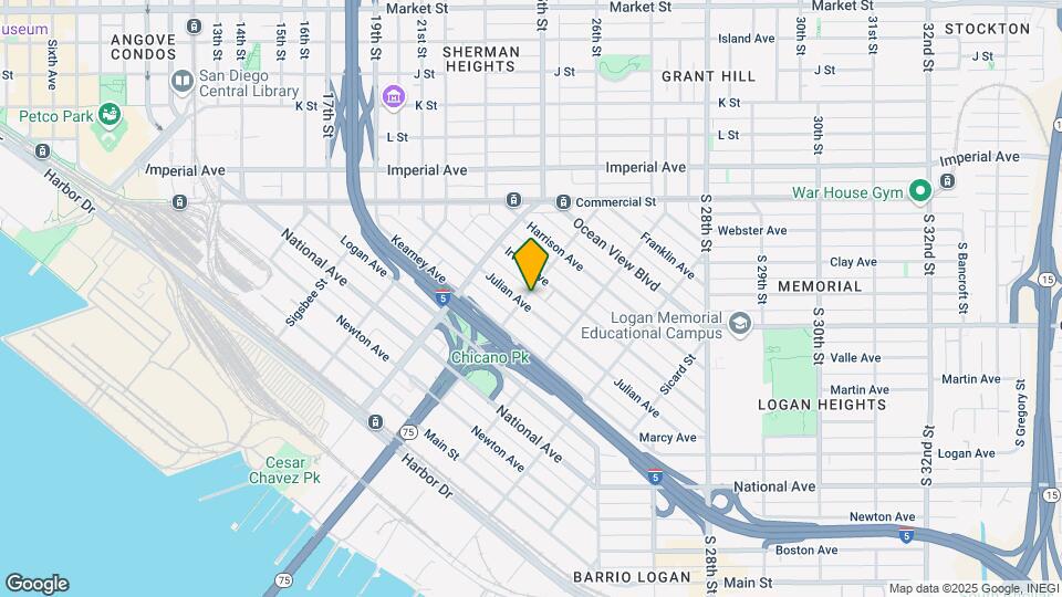 637-641 Dewey St Map and Location Details