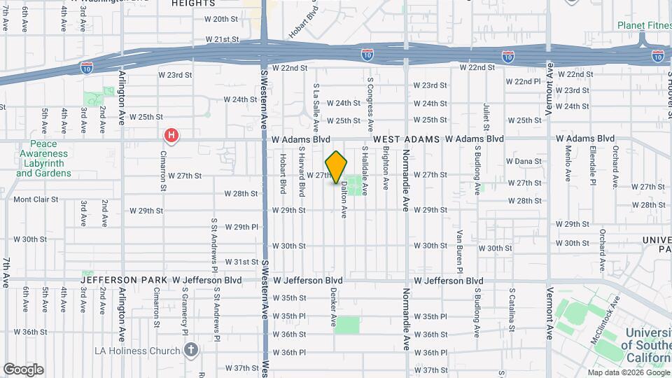 2725 1/2 Dalton Ave Map and Location Details