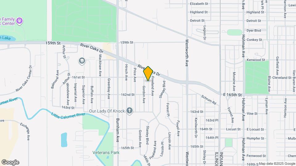 1313 Gordon Ave Map and Location Details