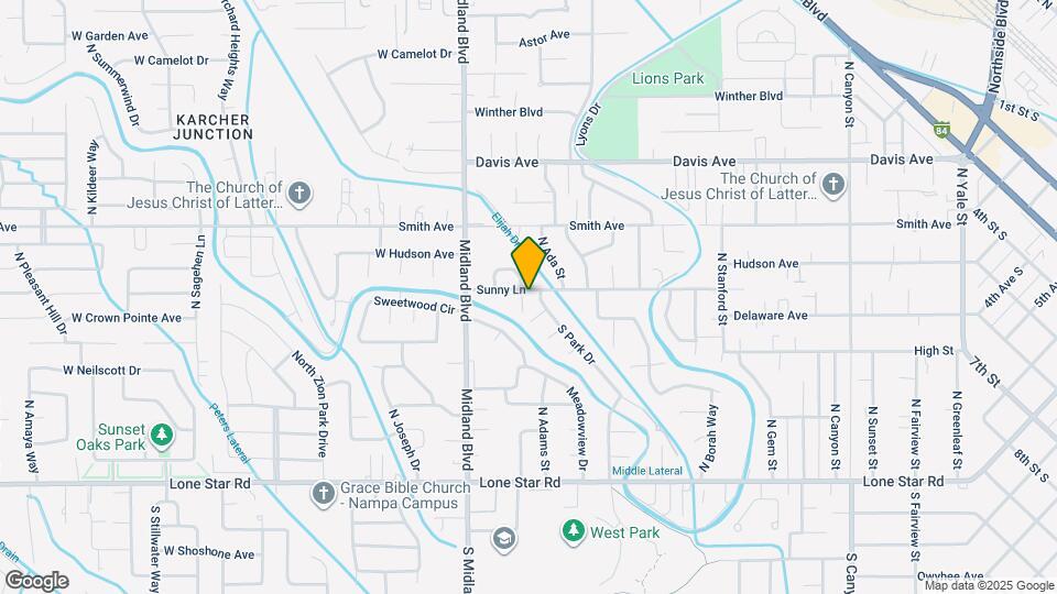 903 Sunny Ln Map and Location Details