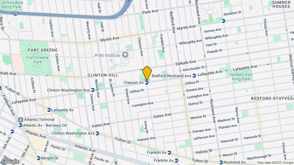 386 Lafayette Ave Map and Location Details