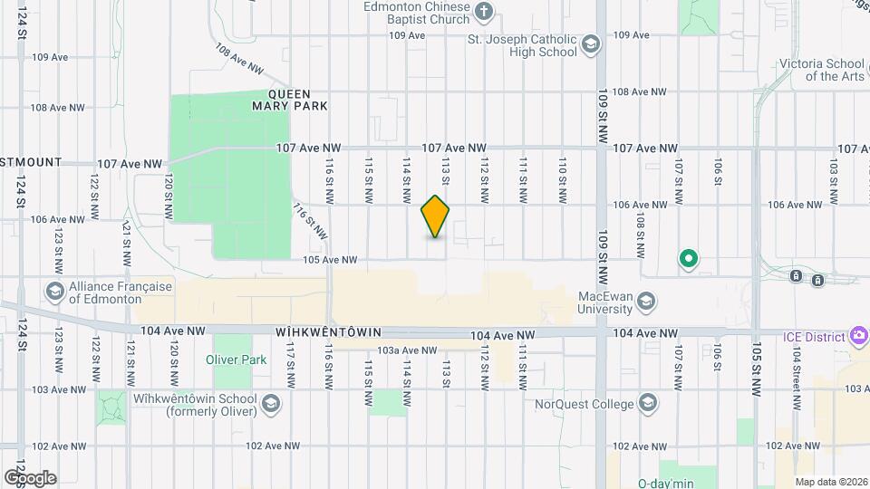 10518-10113 113 St Map and Location Details