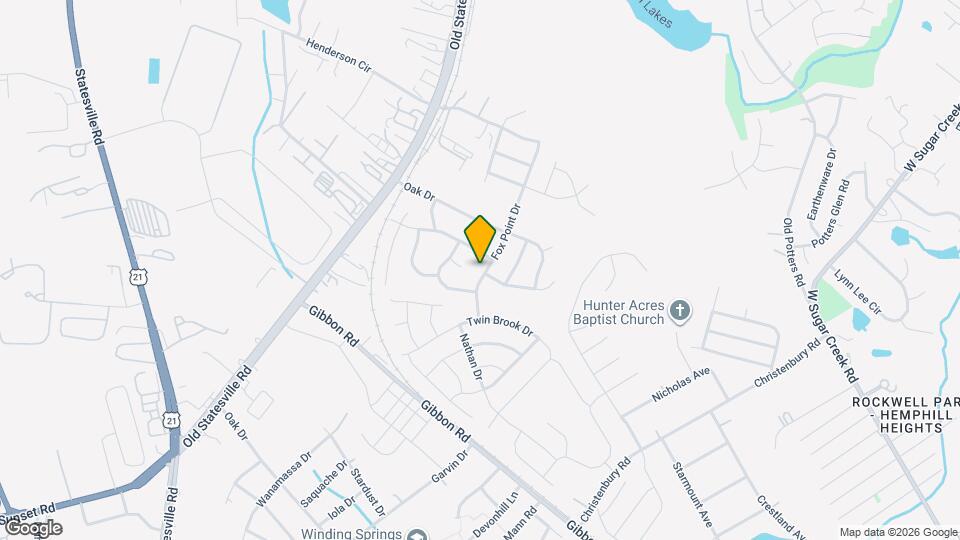 7103 Fox Point Dr Map and Location Details