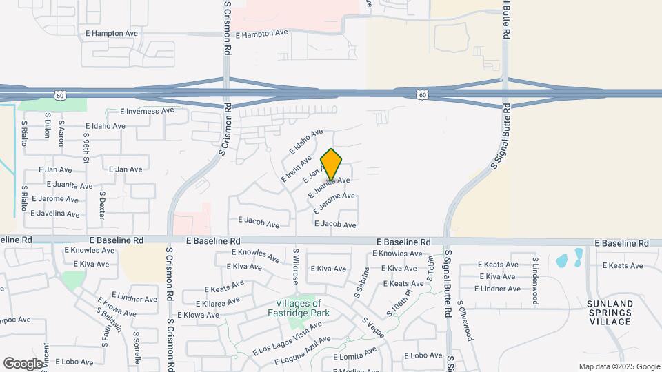 10363 E Juanita Ave Map and Location Details