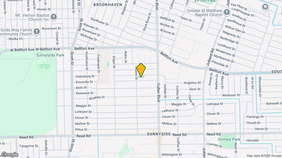 4613 Knoxville St Mapa y Detalles de la Ubicación
