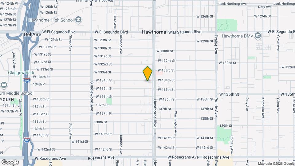 4430 W 134th St Map and Location Details