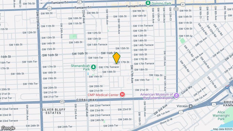 1831 SW 17th Terrace Map and Location Details