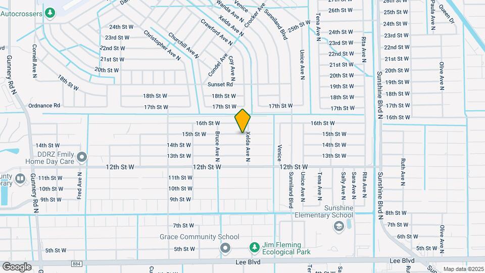 3719 15th St W Map and Location Details