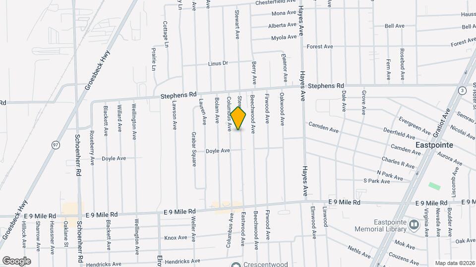 23569 Stewart Ave Map and Location Details