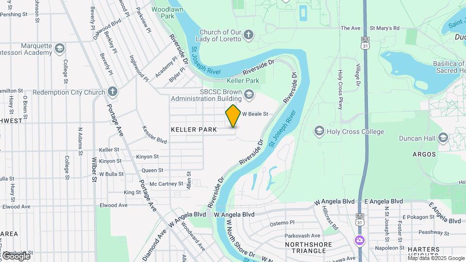 806 Roosevelt St Map and Location Details