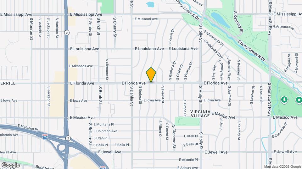 1506 S Elm St Map and Location Details