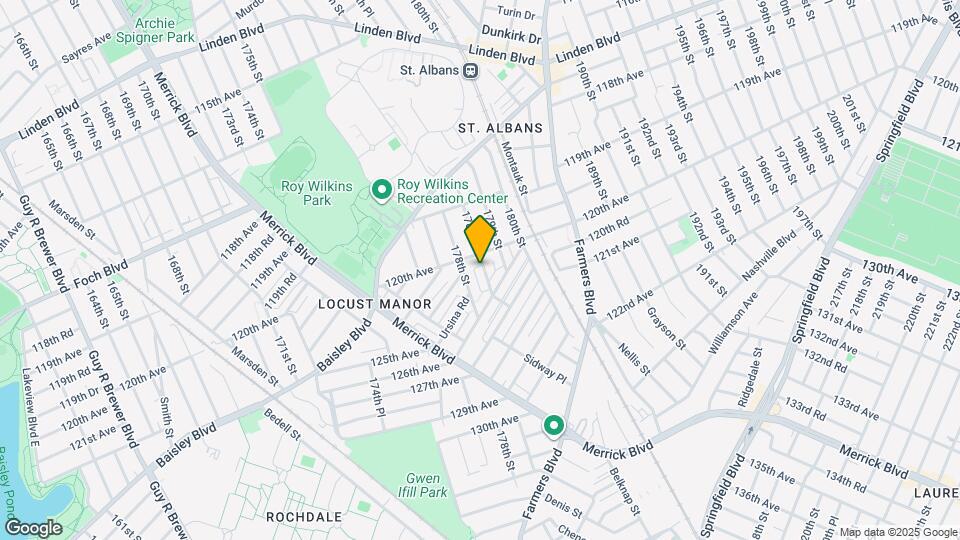 120-14 178th Pl Map and Location Details