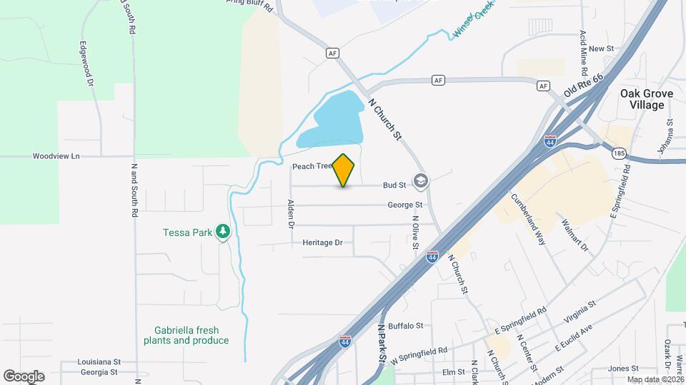 234 Bud St Map and Location Details