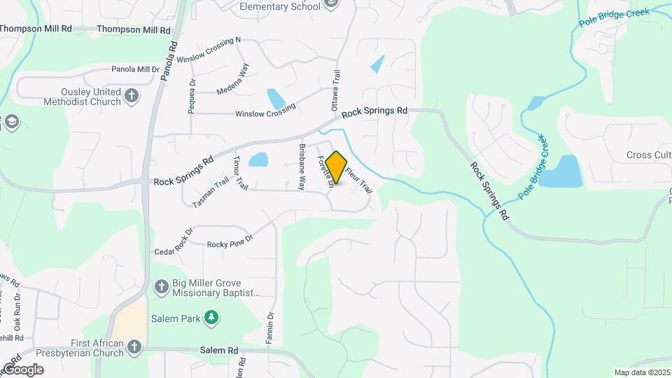 3304 Forette Ln Map and Location Details