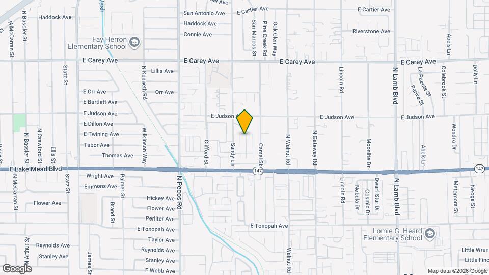 2135 Lost Maple St Map and Location Details