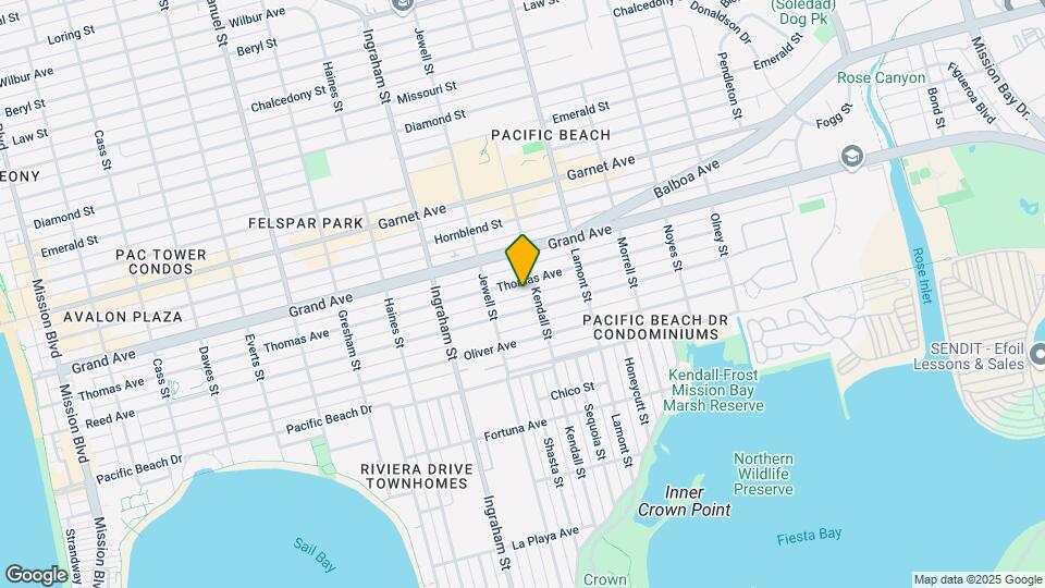 1761 Thomas Ave Mapa y Detalles de la Ubicación