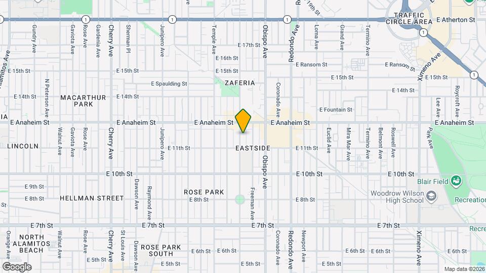 1140 Orizaba Ave Map and Location Details