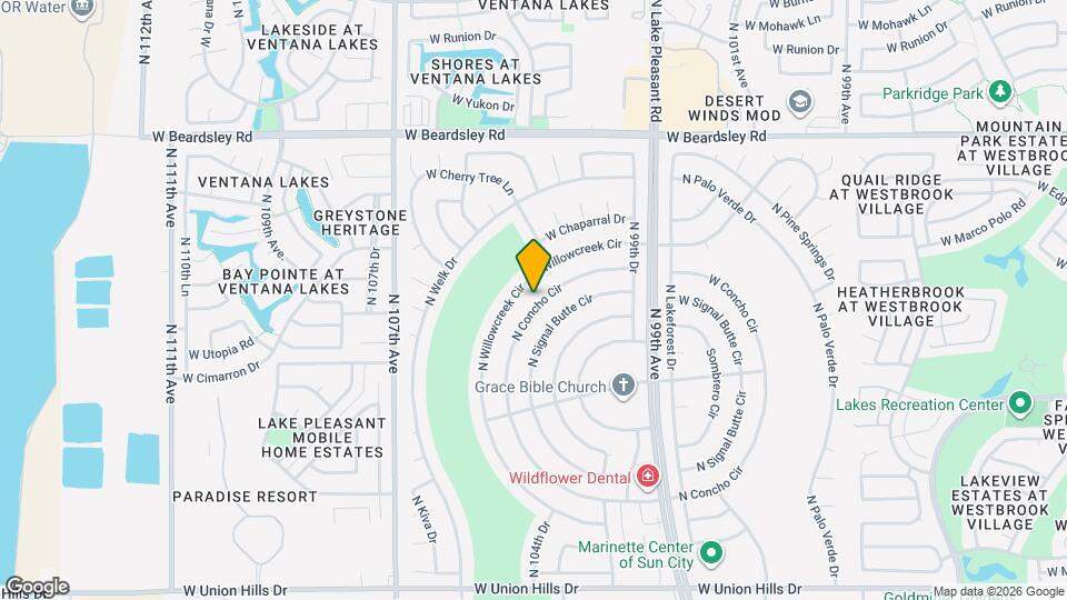 19802 N Concho Cir Map and Location Details