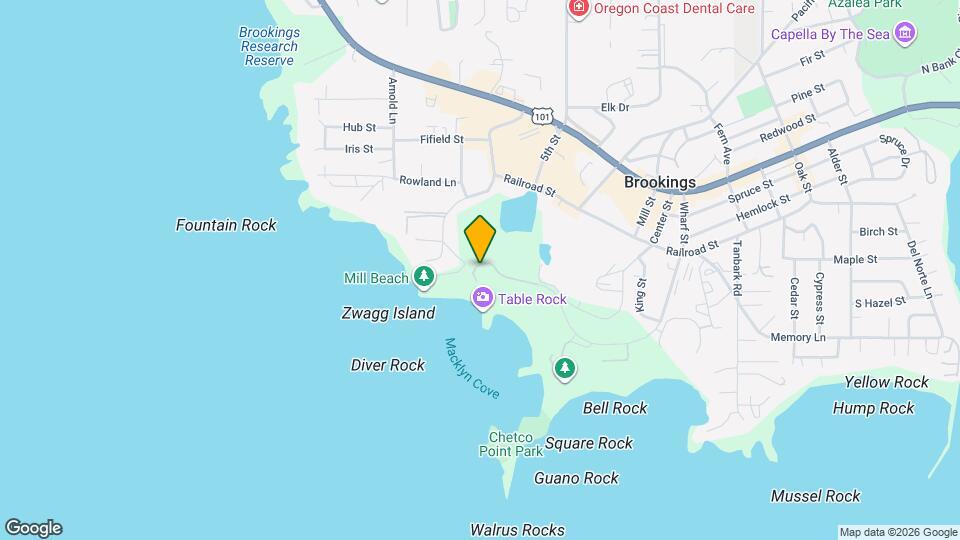 1051 Wharf St, Unit Oceanfront, beach access Map and Location Details