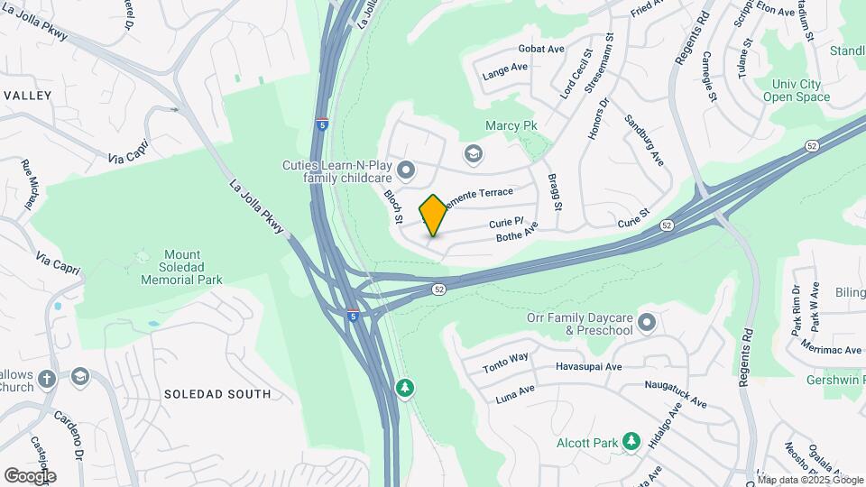 2515 Curie Pl-Unit -3 Map and Location Details