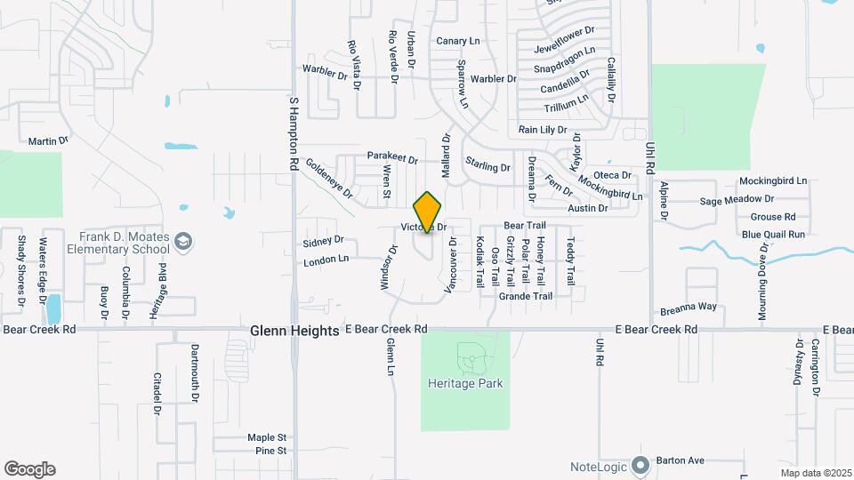 1508 Manitoba Ln Map and Location Details